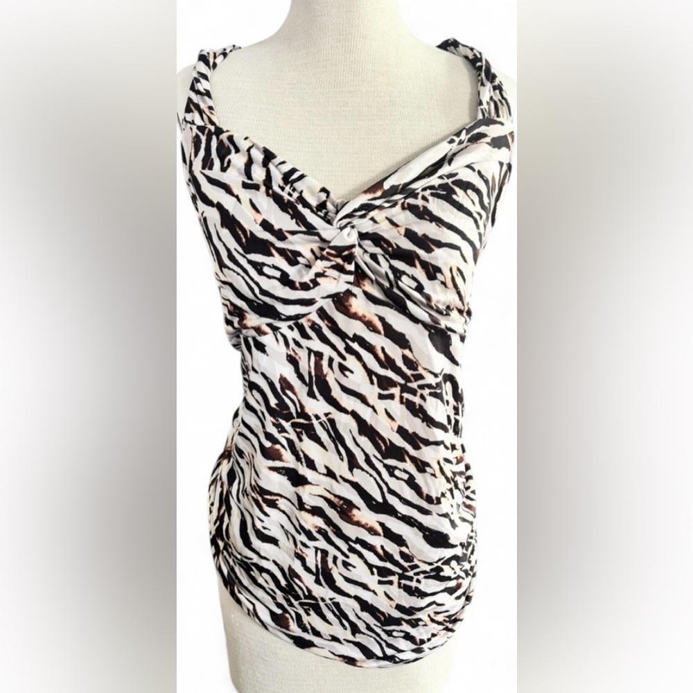Torrid Studio Knit Sweetheart Twist Top Women’s Plus Size 2X NWT Black Stretch